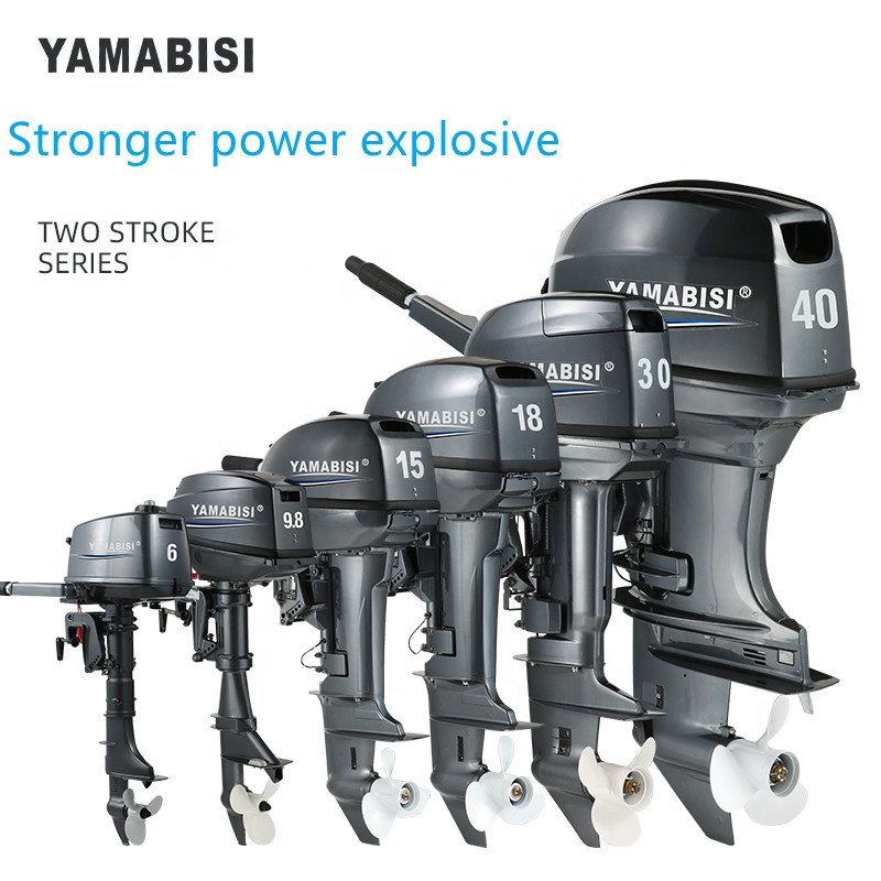 Popular YAMABISI 9.8HP 2 Stroke Gasoline Outboard Motor for Boat