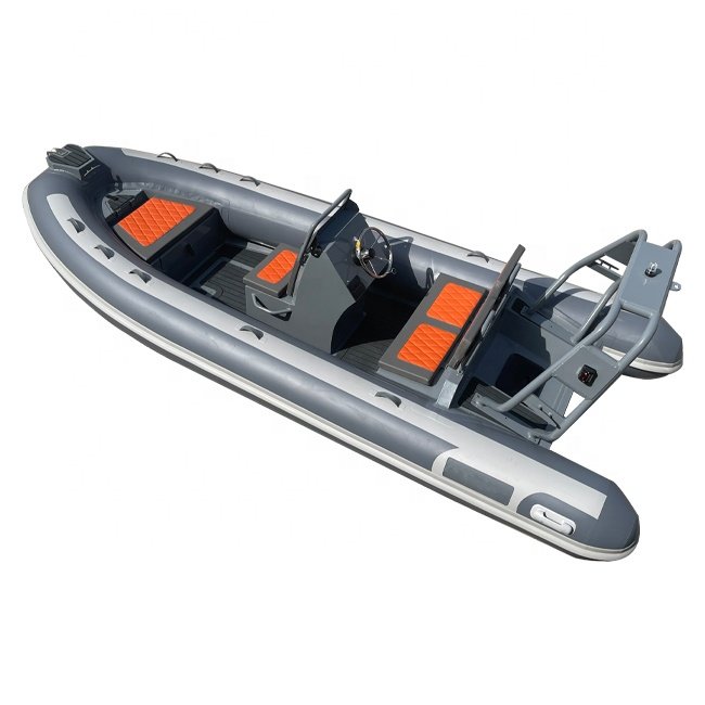 16ft RIB 480 Semi-Rigid Aluminum RIB PVC/Hypalon Inflatable RIB Boat for Family