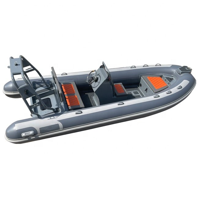16ft RIB 480 Semi-Rigid Aluminum RIB PVC/Hypalon Inflatable RIB Boat for Family