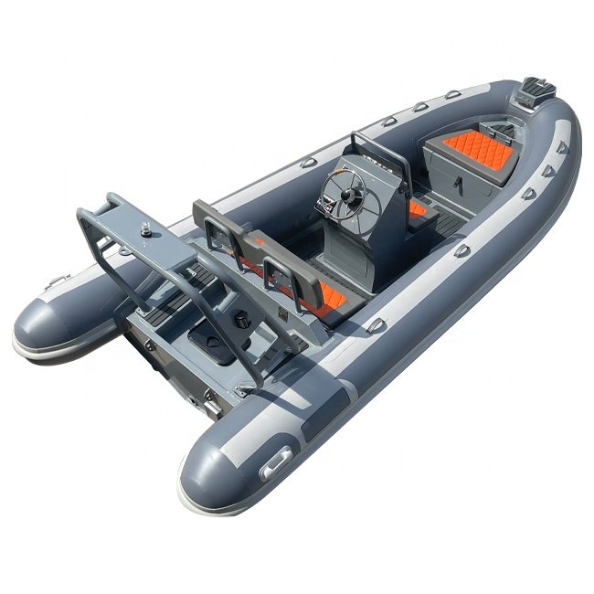 16ft RIB 480 Semi-Rigid Aluminum RIB PVC/Hypalon Inflatable RIB Boat for Family