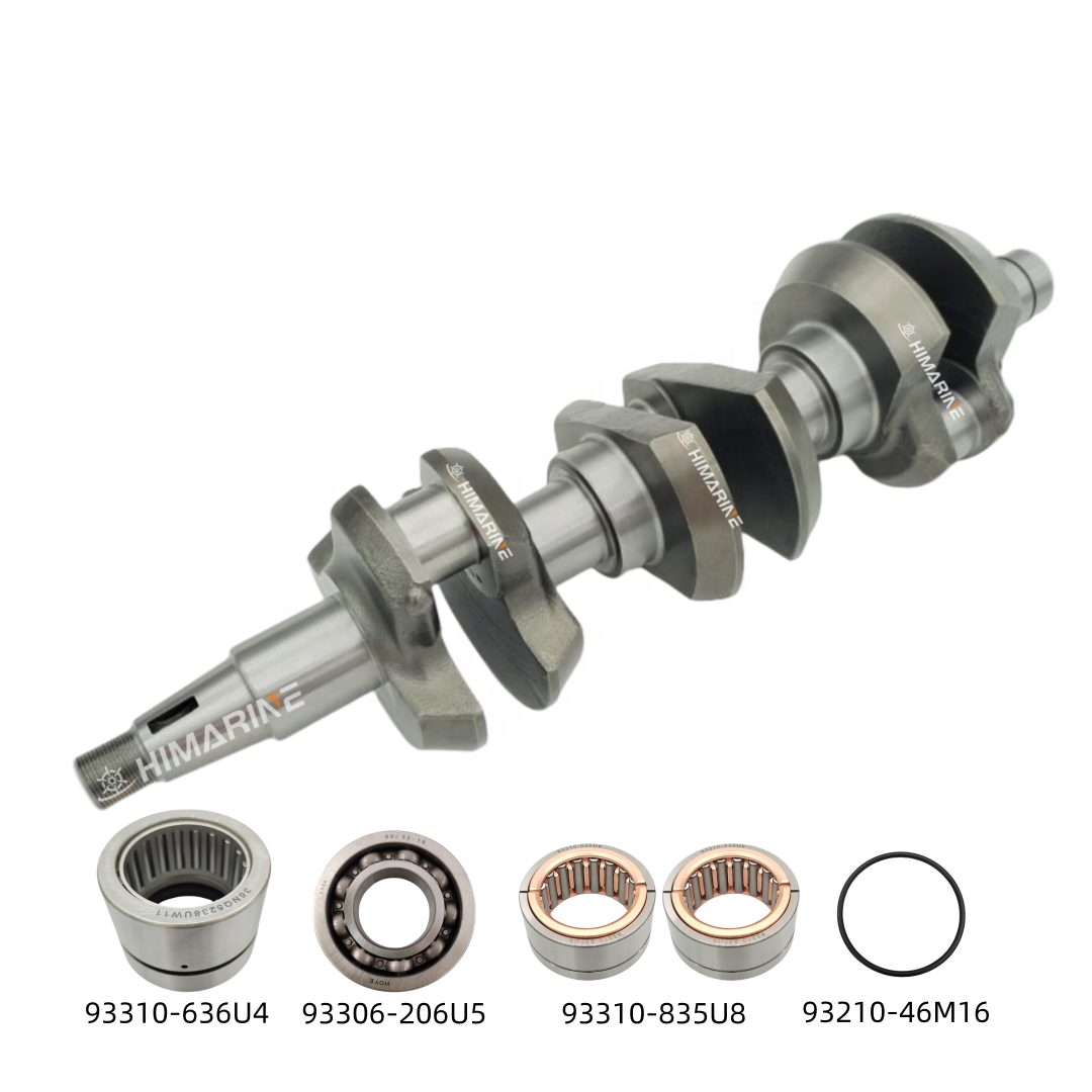 688-11411 Crankshaft Assy With Bearings for Yamaha Enduro 3V 2T 75HP 85HP Outboard Motor Boat Engine Parts 688-11411-00