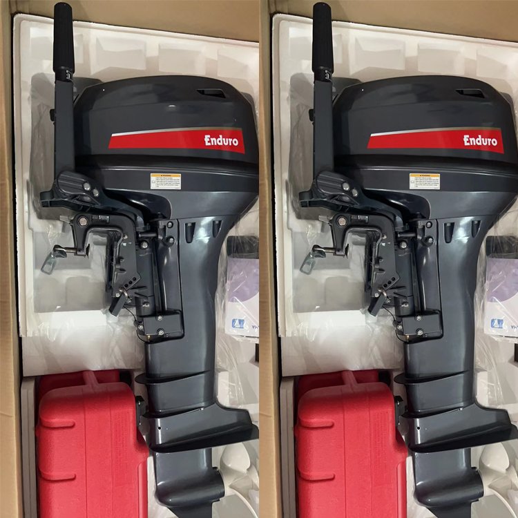 2024 Hot Selling 2 Stroke 15hp 6b4 Boat Engine Yamahas Manual Tilt Gasoline Outboard Engine Boat Motor