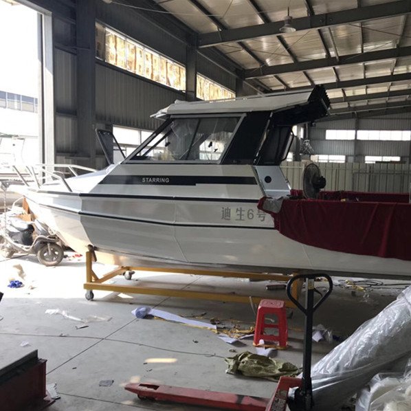 Factory Direct Sale 750 Rear Racked Aluminum Pontoon Fishing Boat With Engine Combo Set for Outdoor Usage