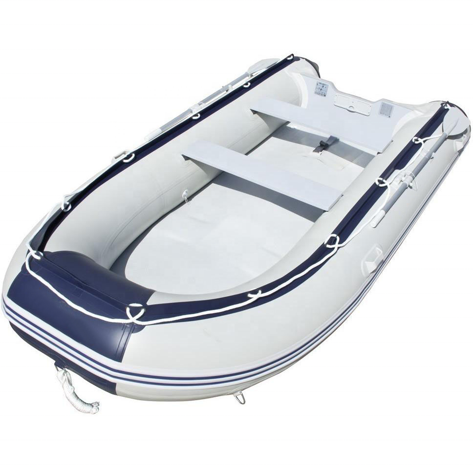 China Factory High Quality Yacht PVC/ Hypalon Inflatable Boat Alu RIB Fishing Boat Rigid Aluminum with Outboard Engine & Oars
