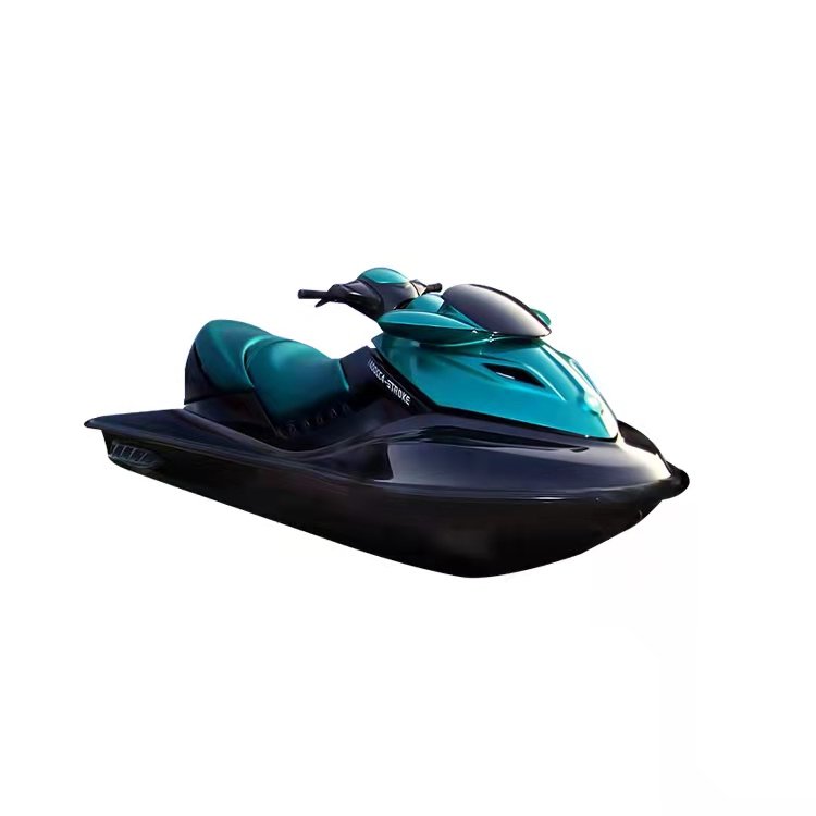 Jet Ski 3-Person Wave Boat with 4 Stroke Engine Fiberglass Motorboat 1400cc Capacity