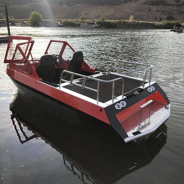 Kinocean New 16ft Aluminum Luxury Sport Engine Shallow Water Pro Jet Ski Boat for Sale