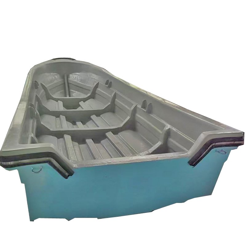 Sea Fishing Boat Fiberglass 5.3m/5.8m with Engine 15HP Deep V Space Cargo Boat Hand Control Rear Stern Desk Wholesale Factory