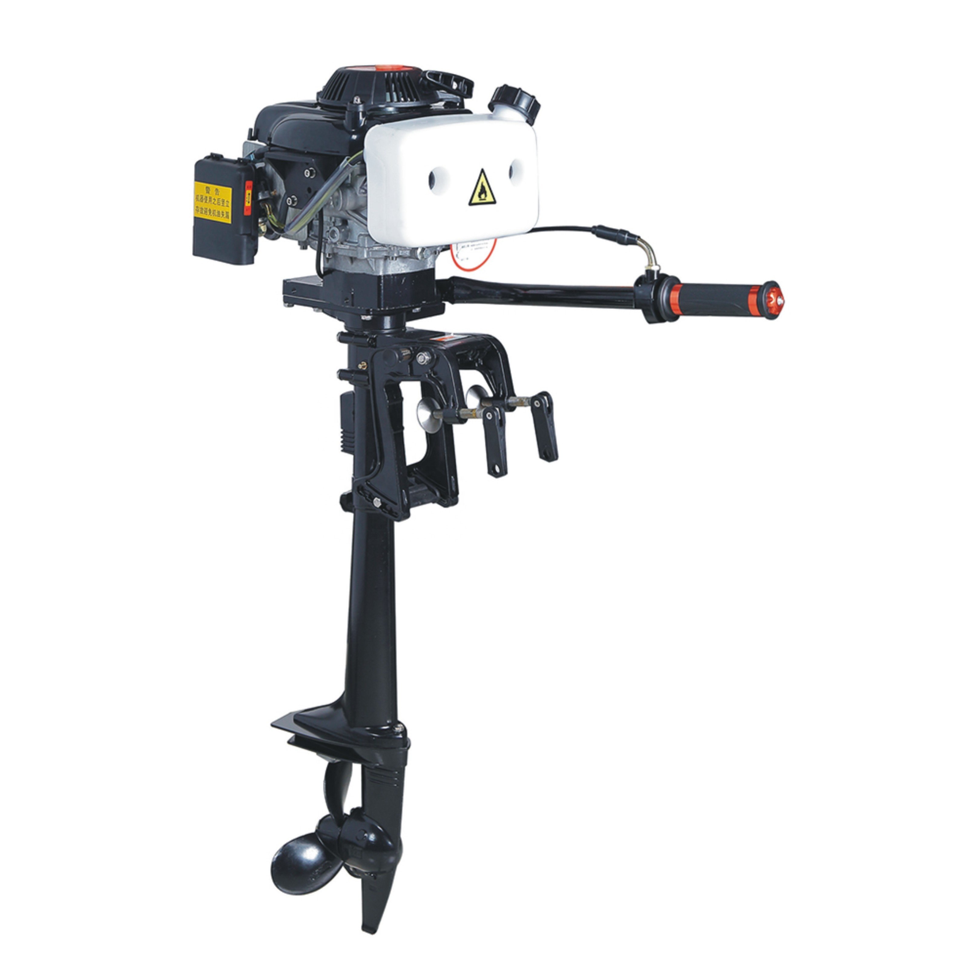 HANGKAI 4HP 4-Stroke Outboard Motor Inflatable Fishing Boat Motor Outboard Engine CDI Air Cooling System Motor Fuera De Borda