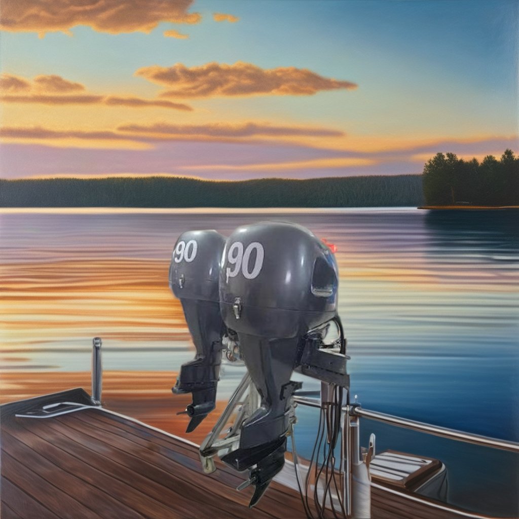 90hp Diesel Marine Outboard Engine Fuel-Efficient 4-Stroke Water-Cooled