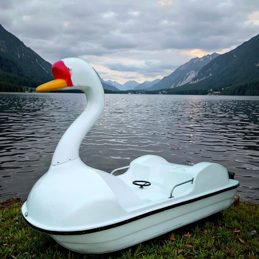 7-Person Speed Pedal Rowing Boat with Outboard Engine Inflatable Pontoon Fishing Water Play Equipment Combo Set Offered