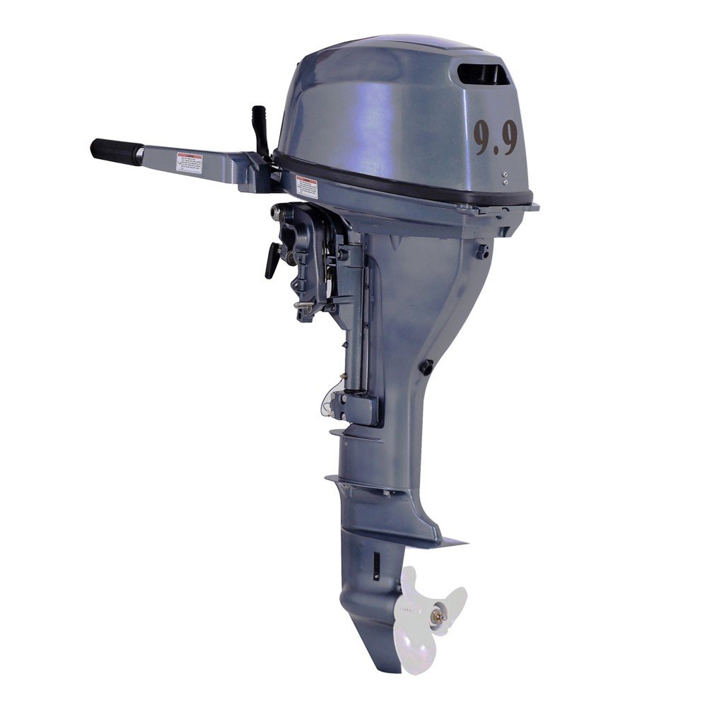 9.9 Horsepower Water Cooling 4 Stroke Boat Motor in Long Shaft and Short Shaft with extra 24 L Fuel tank