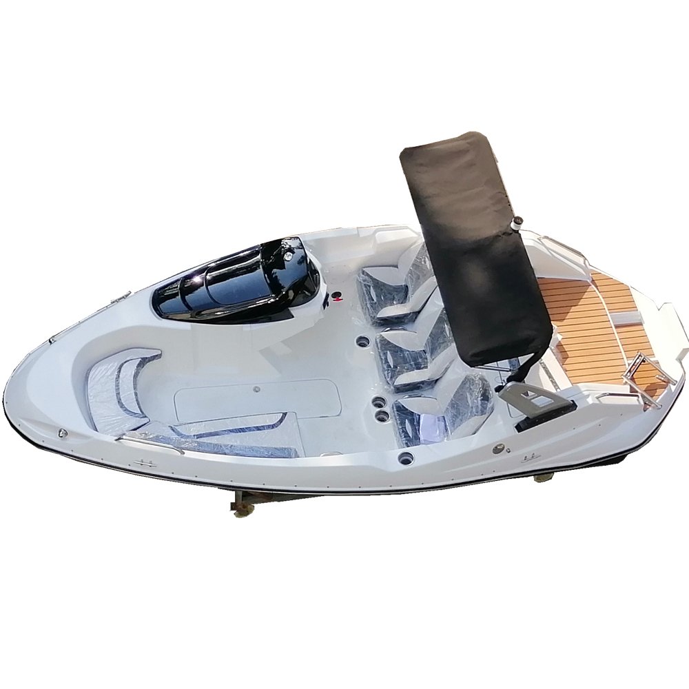 Luxury 15Ft 6 Person Speed Boat Design 6 Person Leisure 4.8M High End Flooring Design Outboard Engine Mini Yacht for Sale