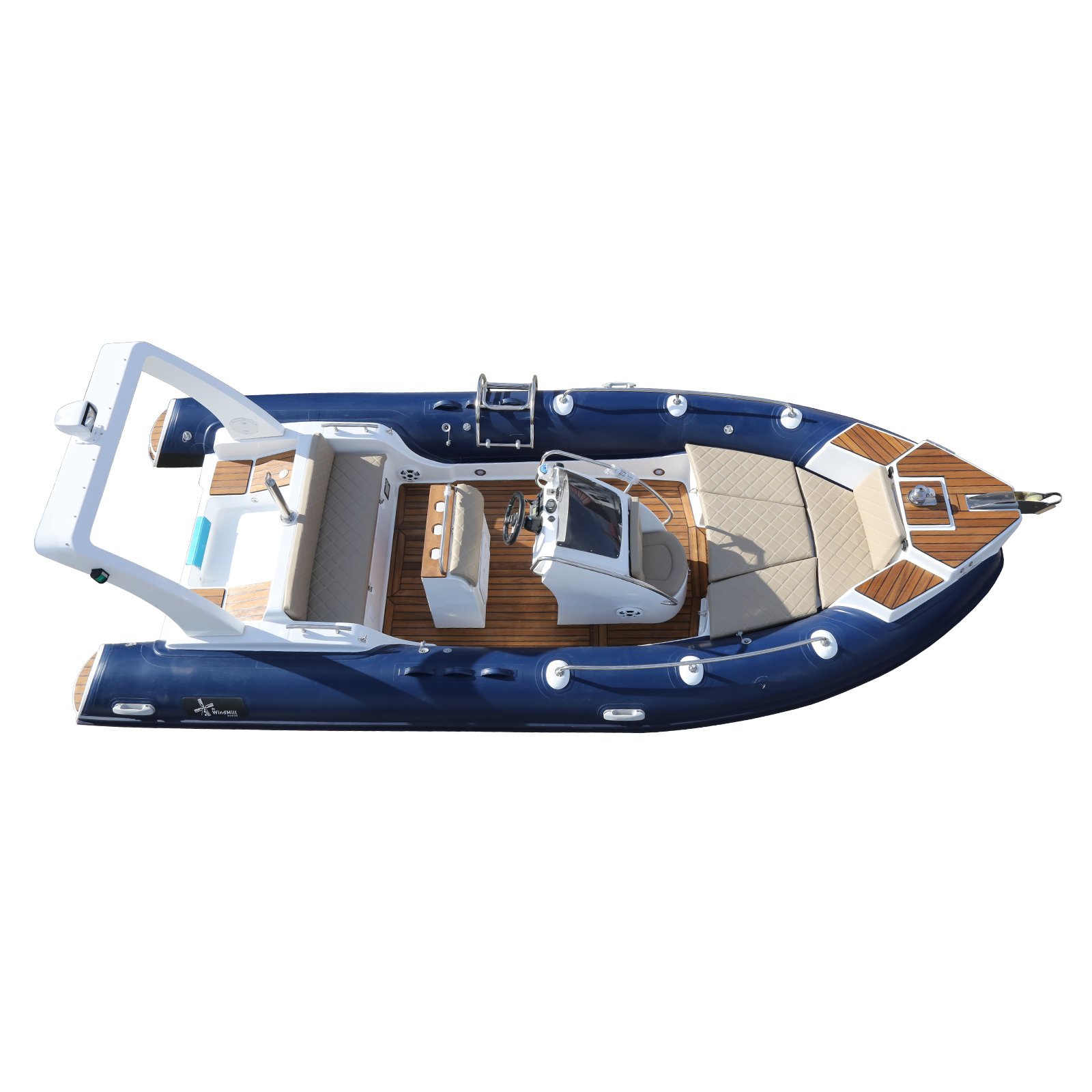 CE Certified Double Hull Racing Motor Boat RIB600 PVC Hypalon Inflatable Fiberglass Fishing Rib Drifting Outdoor Activity Engine