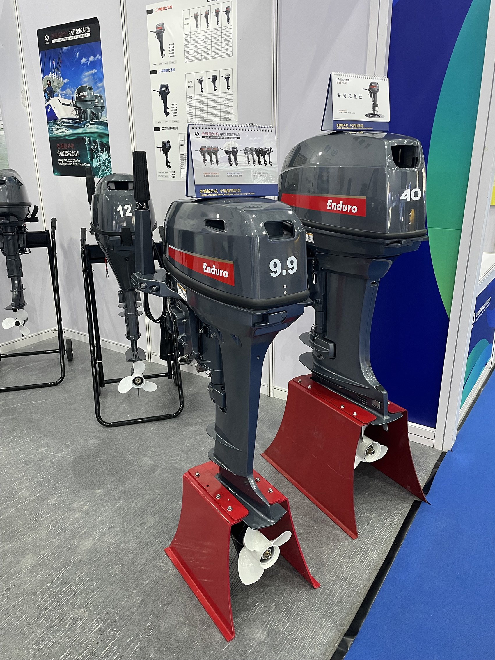 Laogen 40hp Outboard Motor ODM Outboard Boat Engine Match Yamaha Enduro 40X Outboard Motor 2 Stroke Boat Outboard Engine