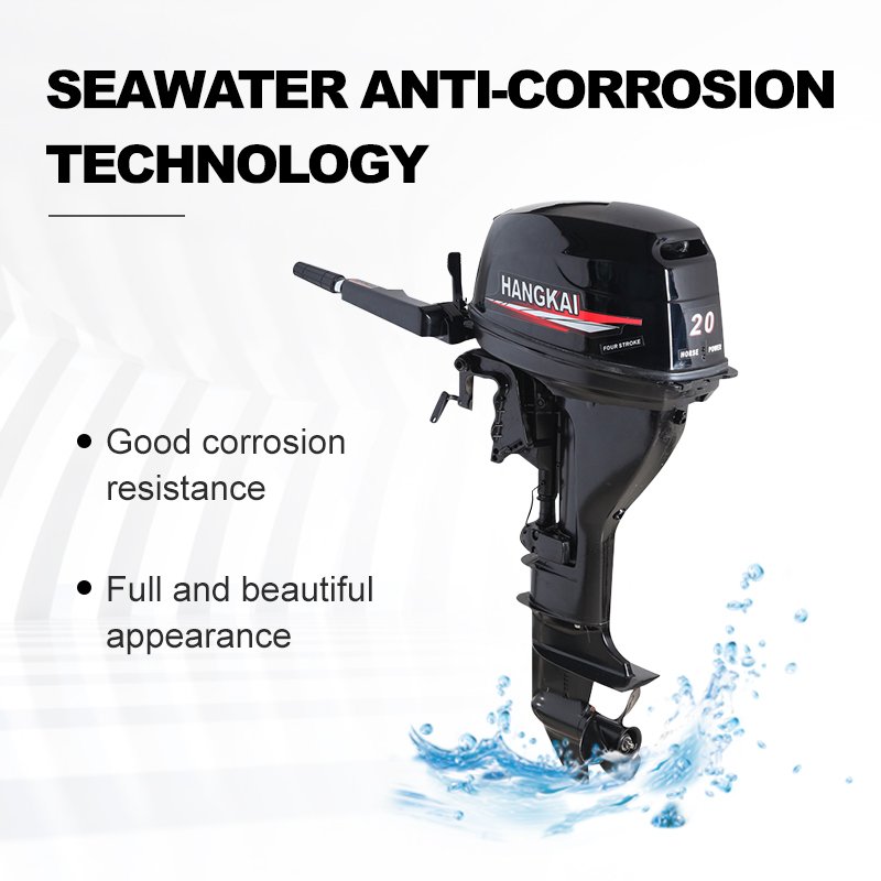 20hp 4-Stroke Outboard Motor Fuel-Efficient Lightweight Quiet Engine for Fishing/Recreational Boats Diesel Engine Type Electric