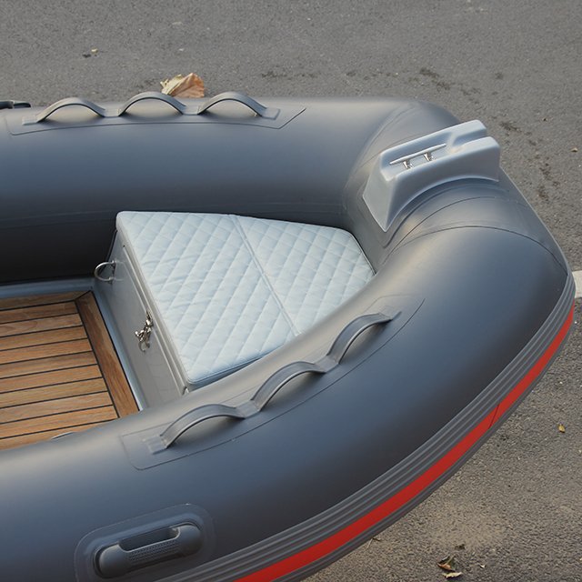 UK Customized 13ft Rib Boat Fiberglass V-Hull Ribs Boat Outboard Engine 6 Person