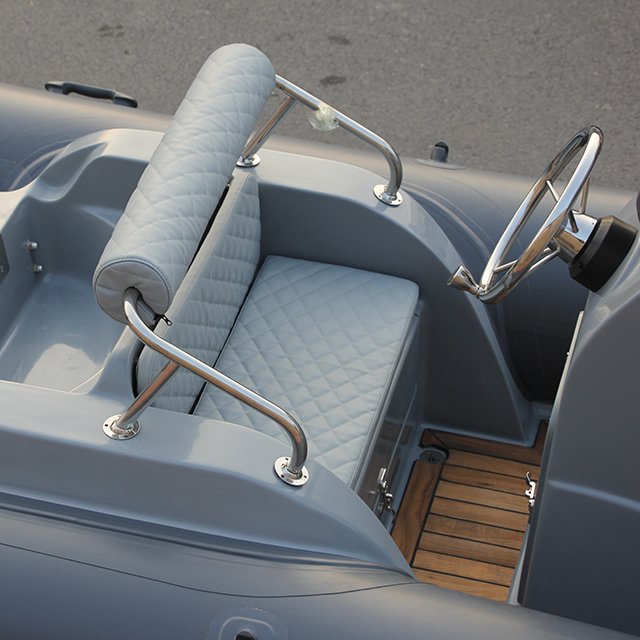 UK Customized 13ft Rib Boat Fiberglass V-Hull Ribs Boat Outboard Engine 6 Person