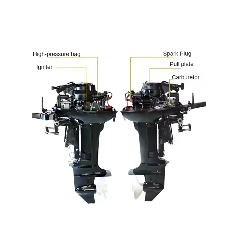 HangKai Short Shaft Outboard Motor 2 Stroke 30 hp Manual Boat Engine Outdoor Boat Engine
