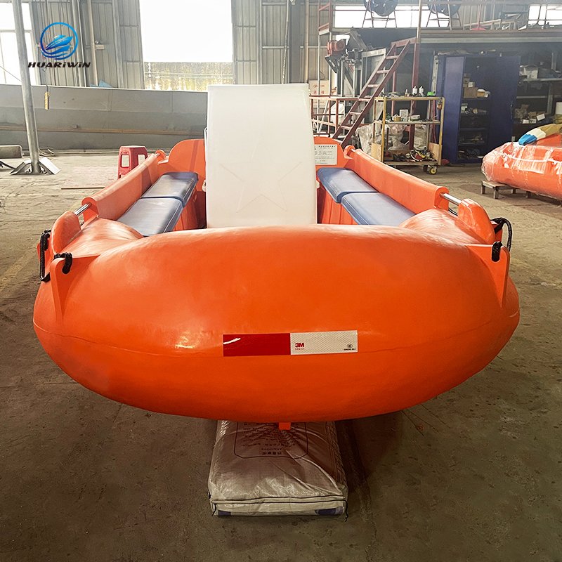 Guangdong Rotomolding Factory RIB Boat on Engine Rescue Fishing Quality Ship Material Plastic Boats Hot Sale