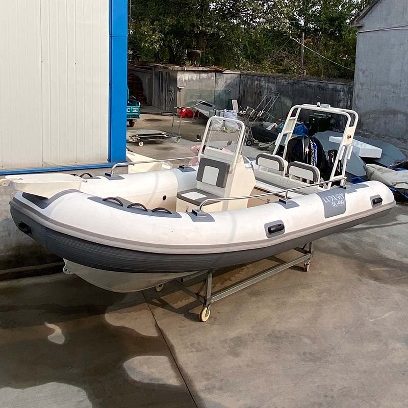 16ft CE RIB 480 Aluminum Hull PVC/Hypalon Inflatable Boat For Sale