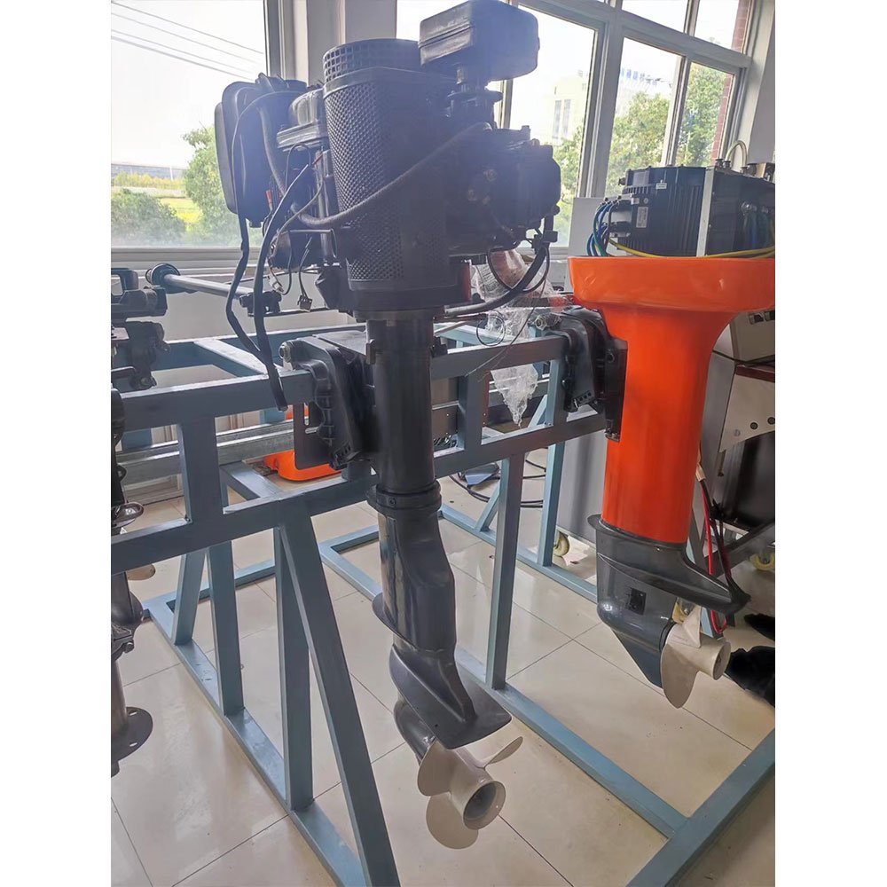 Durable 10HP 4-Stroke Air-Cooled Vertical Shaft Diesel Outboard Motor Electric Start New for Boat Engines