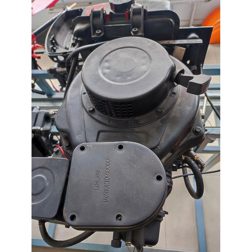 Durable 10HP 4-Stroke Air-Cooled Vertical Shaft Diesel Outboard Motor Electric Start New for Boat Engines