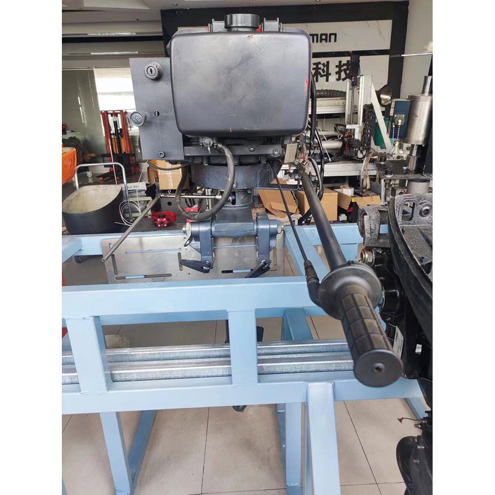 Durable 10HP 4-Stroke Air-Cooled Vertical Shaft Diesel Outboard Motor Electric Start New for Boat Engines