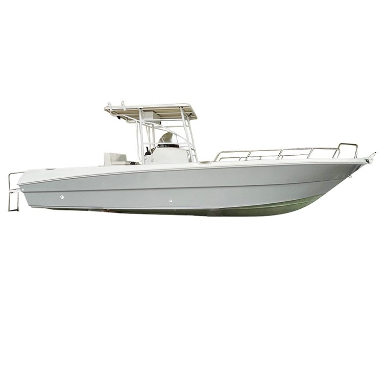 Mini Fast Speed Sea Used Fiberglass Hull Material Affordable Fishing Boat Luxury Yacht Made in China with Stern Drive Engine