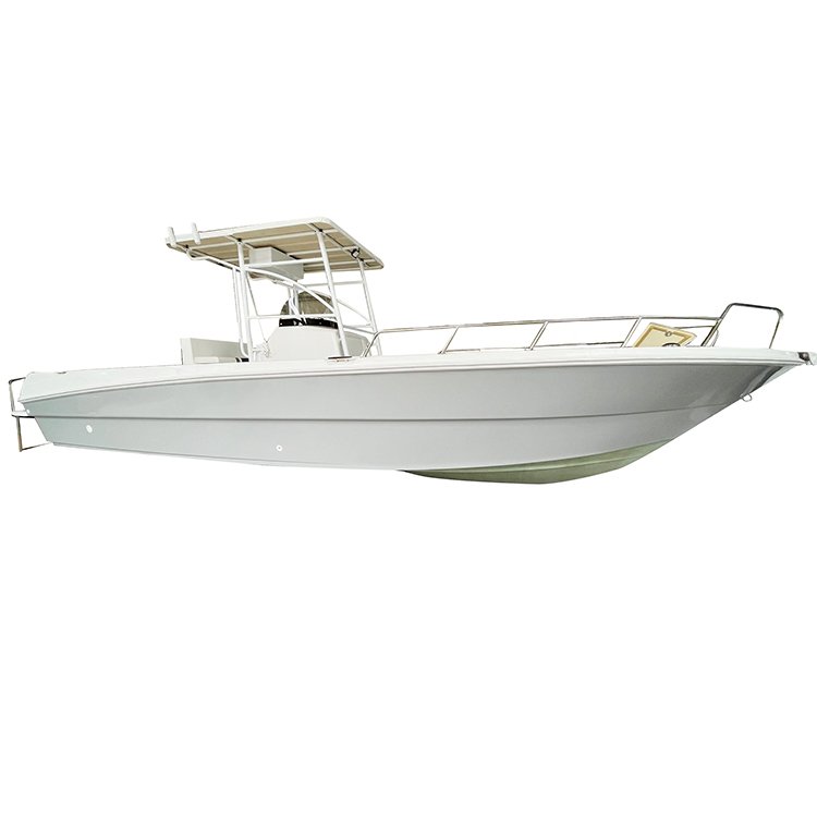 Mini Fast Speed Sea Used Fiberglass Hull Material Affordable Fishing Boat Luxury Yacht Made in China with Stern Drive Engine