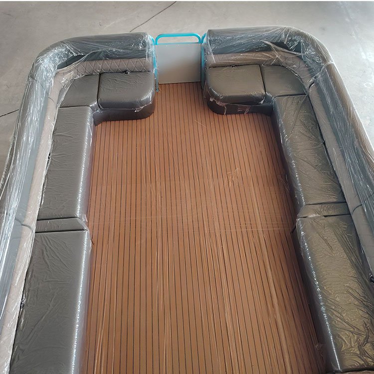 Passenger Tour Transport Boat, 11m Aluminum Pontoon Boat Double Deck Party Boat With Slides
