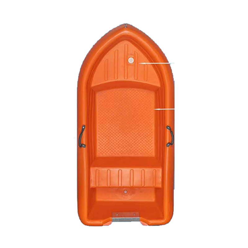 LANBO 230cm Rotomolded 3 Man Plastic Boat Fishing Boats Without Engine Density Pe Boat