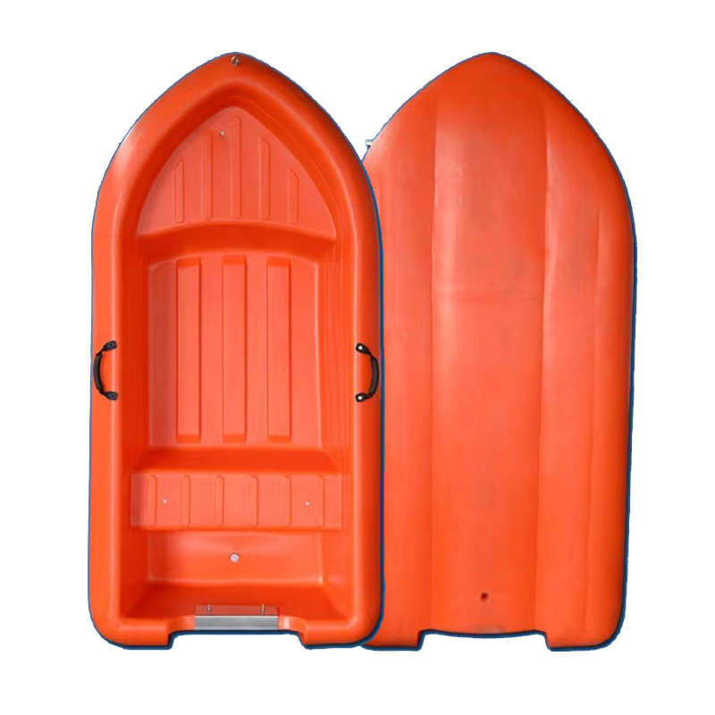 LANBO 230cm Rotomolded 3 Man Plastic Boat Fishing Boats Without Engine Density Pe Boat