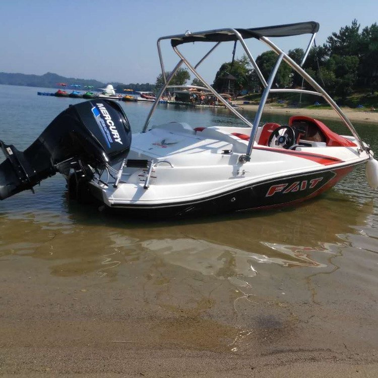 4 Persons Outboard Engine Fiberglass CE Certification Boat