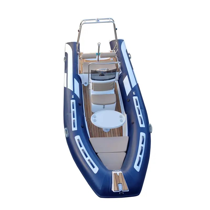 4.8m Deep V Hypalon RIB Inflatable Rigid Boat with Outboard Engine 16ft RIB Inflatable Boats