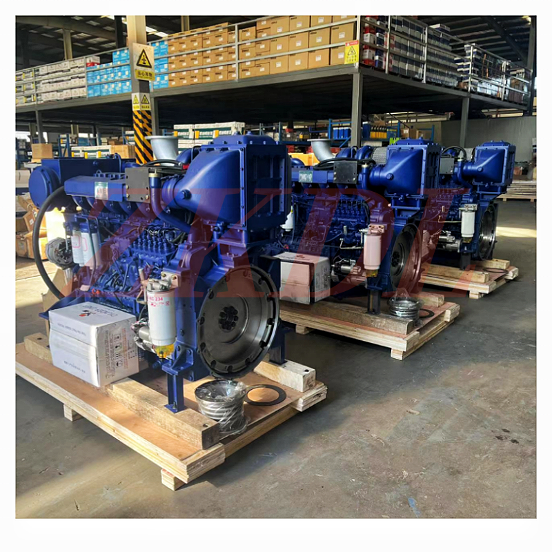 High Quality 6-Cylinder 500HP 1800rpm WP13C500-18 Marine Diesel Engine Factory Sales with Inboard Position