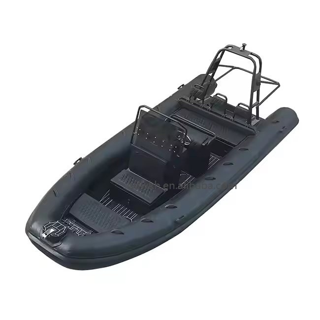 13ft Aluminum Hull Hypalon/PVC Double Rowing Sport Outboard Racing Boat Lake Entertainment Certified CE for Outdoor Adventures