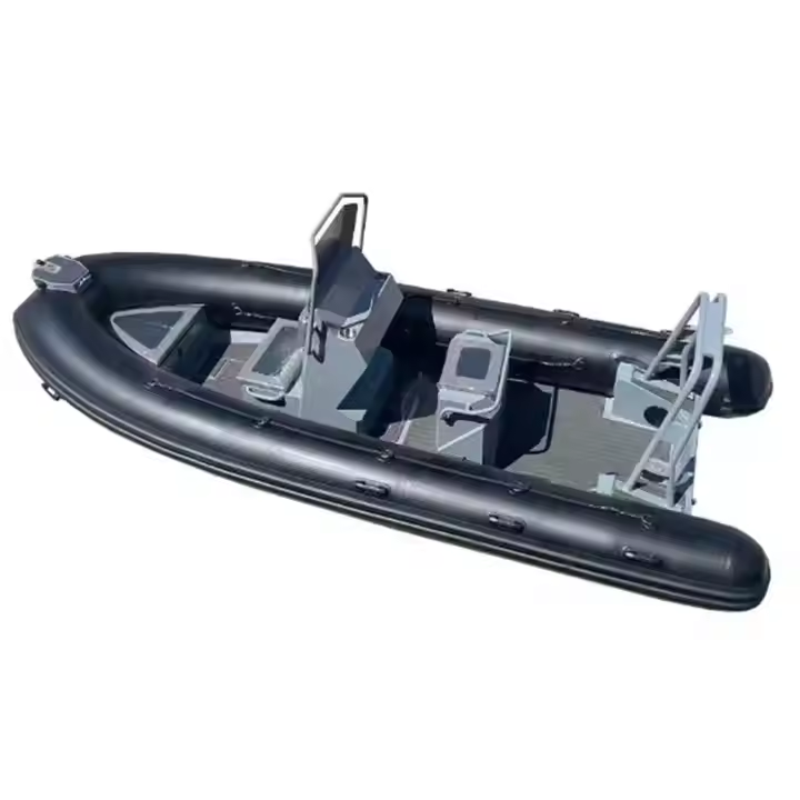 13ft Aluminum Hull Hypalon/PVC Double Rowing Sport Outboard Racing Boat Lake Entertainment Certified CE for Outdoor Adventures