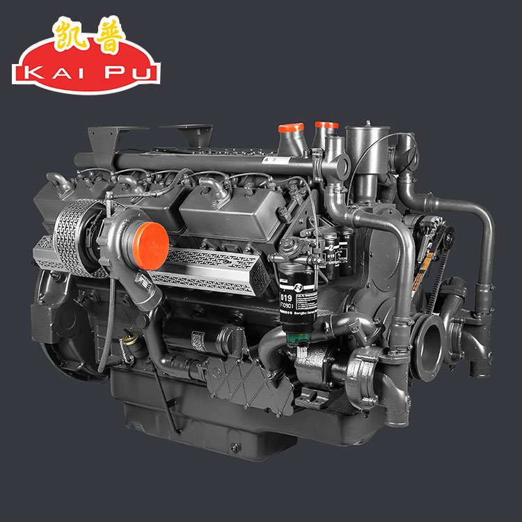 KAI-PU ISO Turbocharged Single Cylinder Diesel Outboard Engine Water-Cooled with Electric Start Boating Farming New Condition