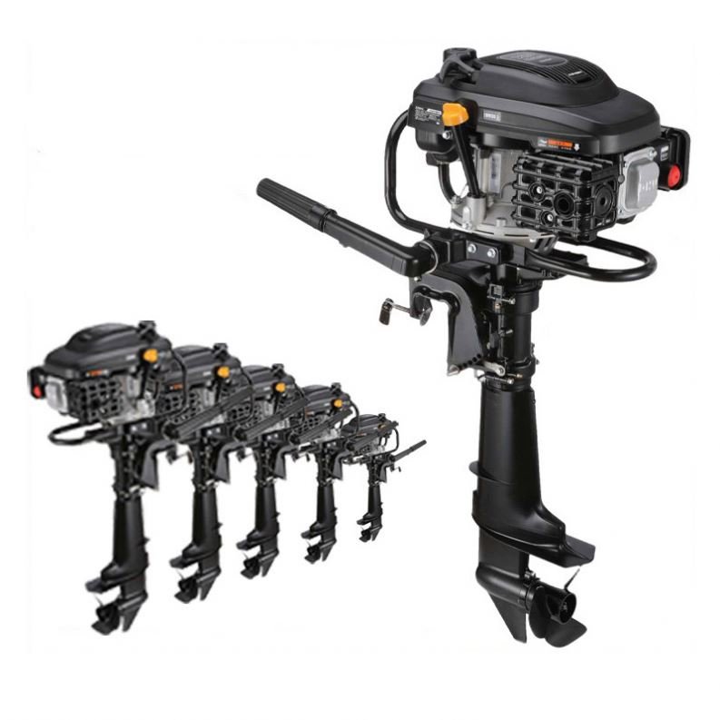 ANDUUK 9.0HP 7.5 4.5 6.5 2.5 HP 4-Stroke Diesel Outboard Motors New Condition with Long Shaft for Sales or Use