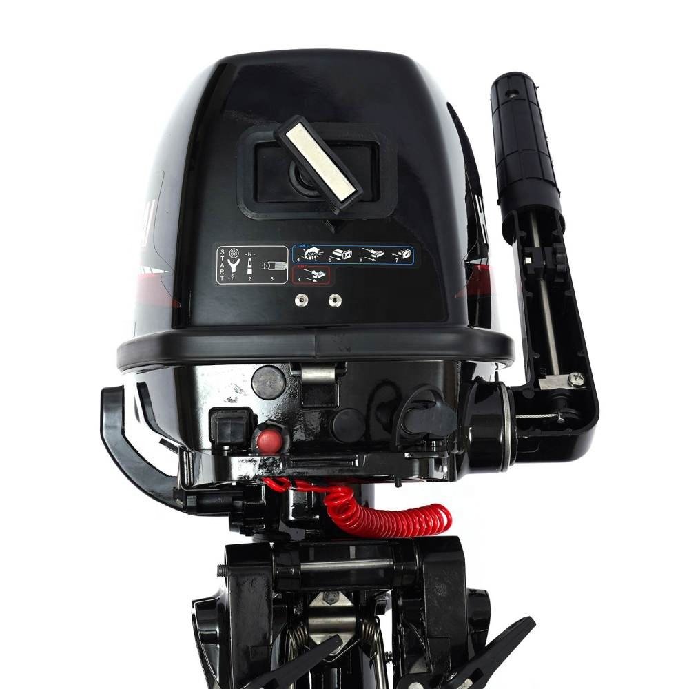 HANGKAI 6hp 2 Stroke Outboard Engine Petrol Boat Engine, Fishing Boat Outboard Motor