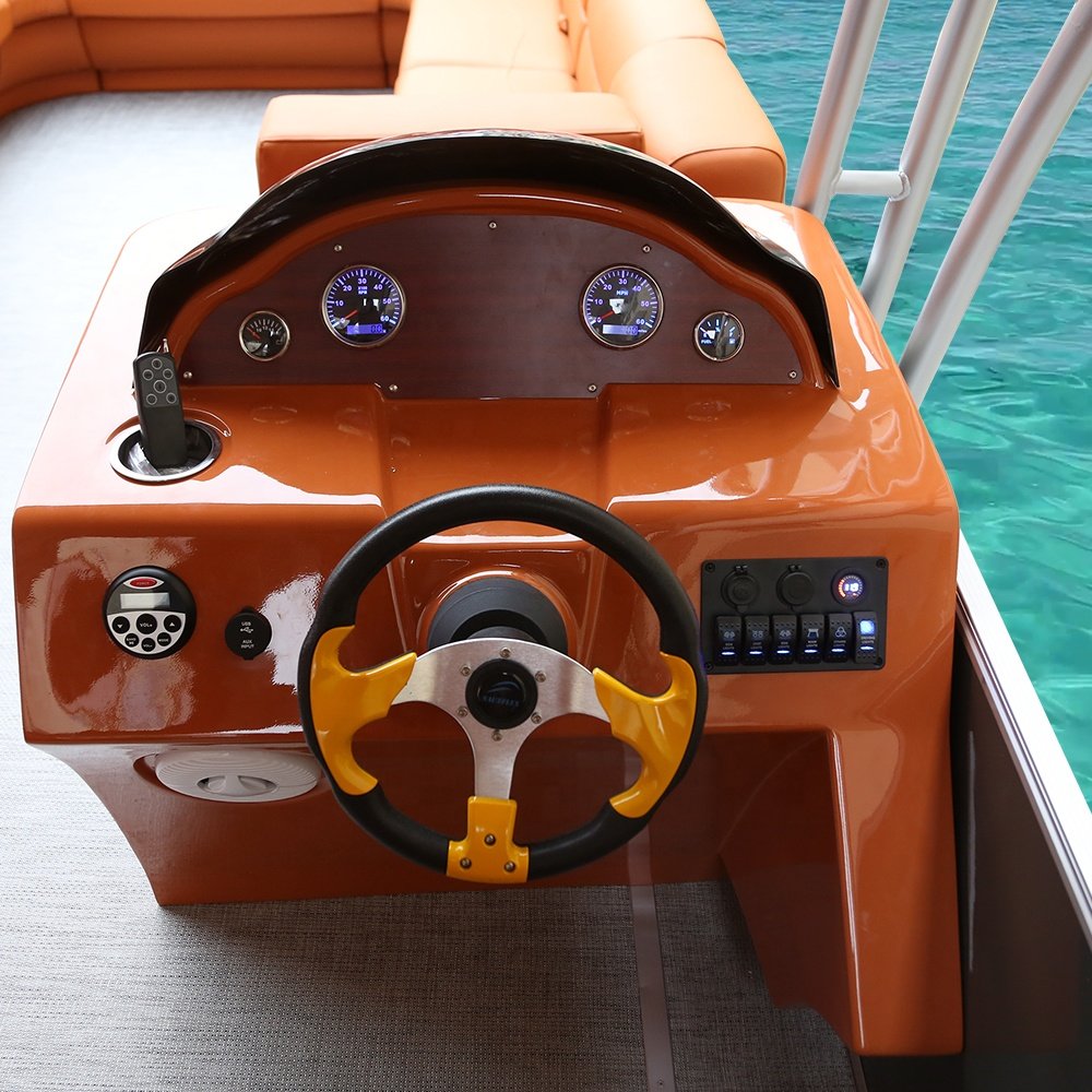 Luxury Offshore Double Decker Boat Accessories with Engine and Trailer for Sale
