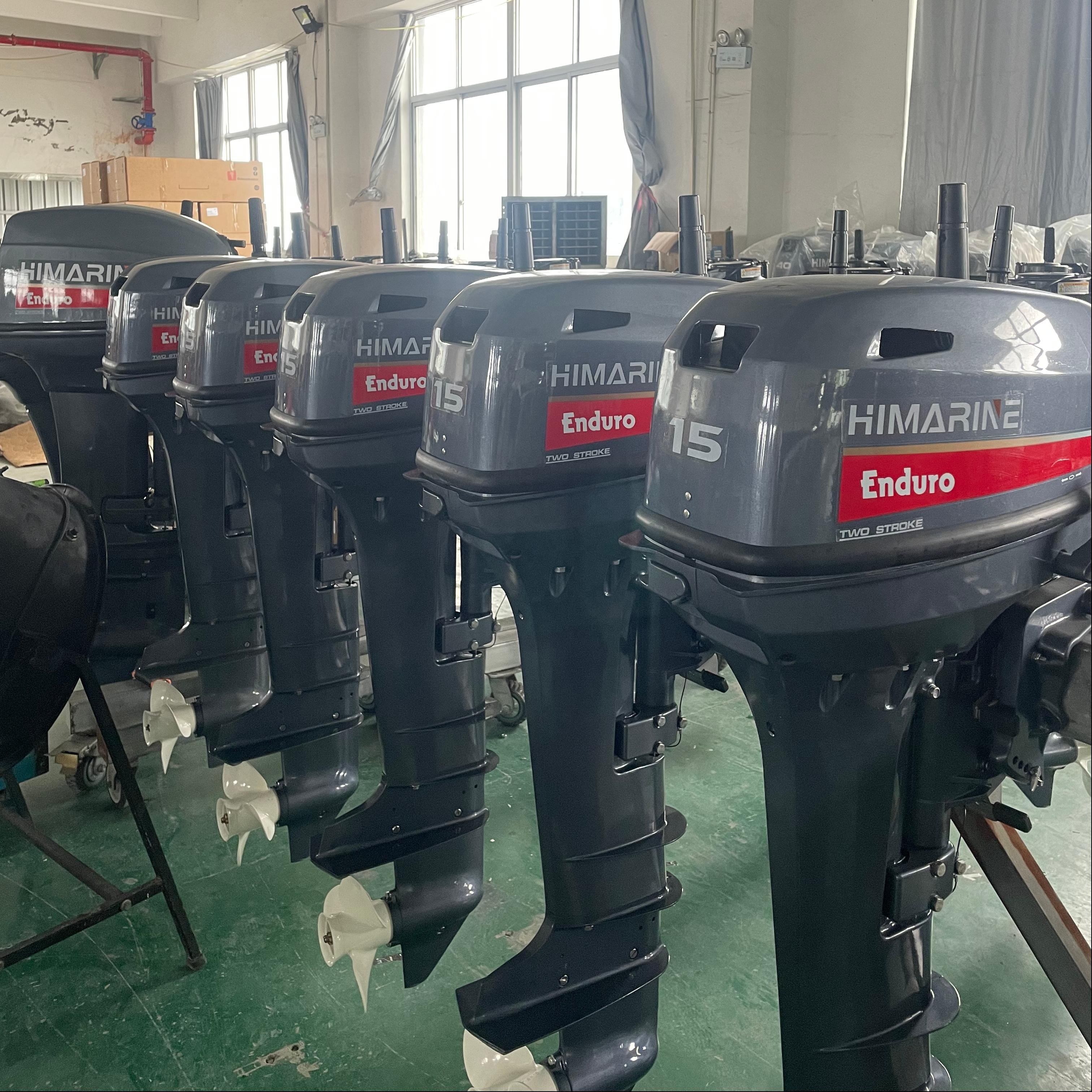 Factory Direct Sales 2 Stroke 15hp Gasoline Outboard Motor Like Yamaha 15 hp Boat Engine
