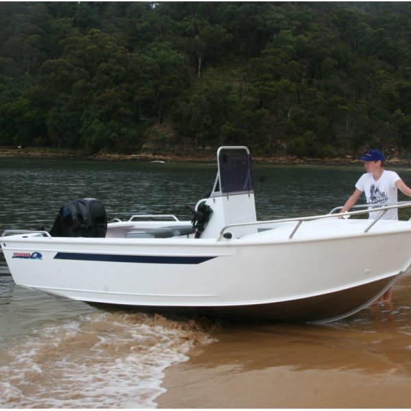 4.85m/16ft Aluminum Boat with Outboard Engine for 4 Persons Fishing Adventure