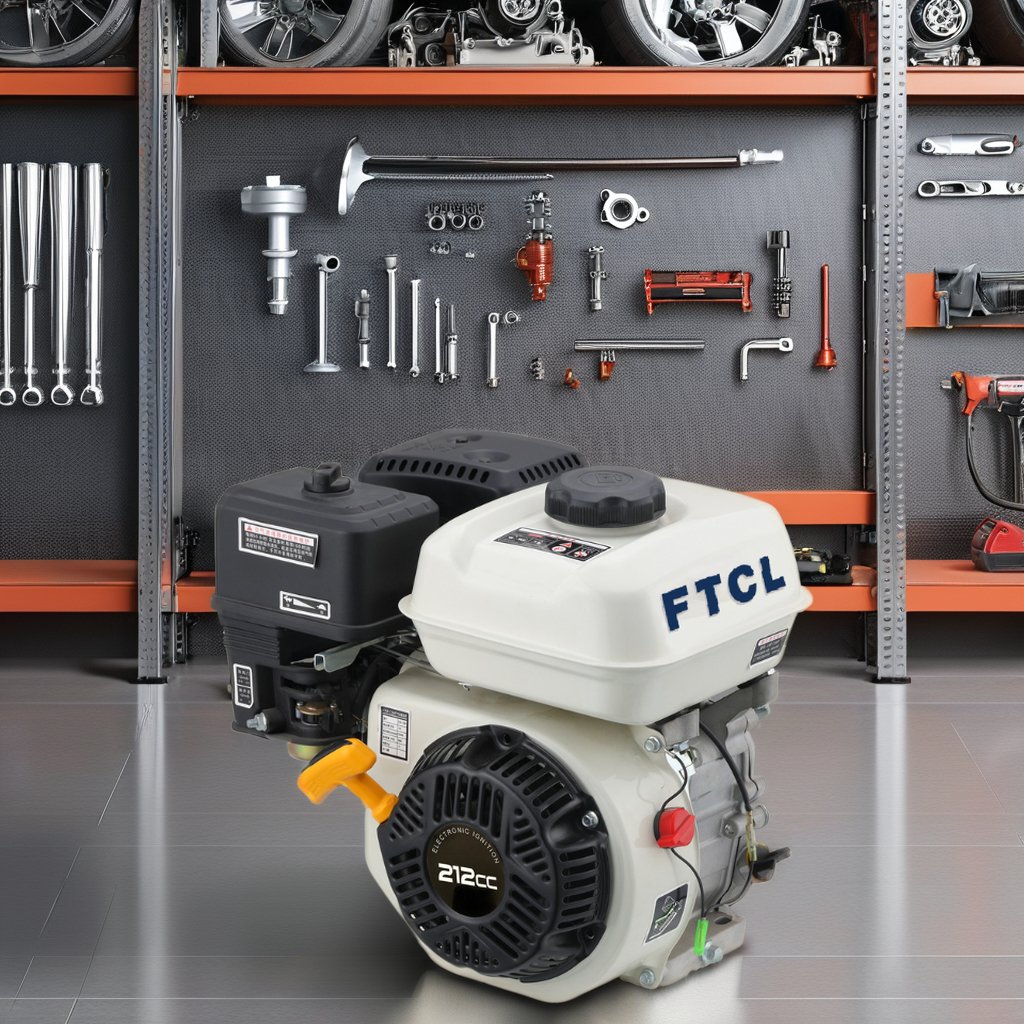 7.5hp 4-Stroke New Hand-Start Gasoline Engine with Gearbox & Gear for Boats Farm Machinery Industrial Generators for Home Use