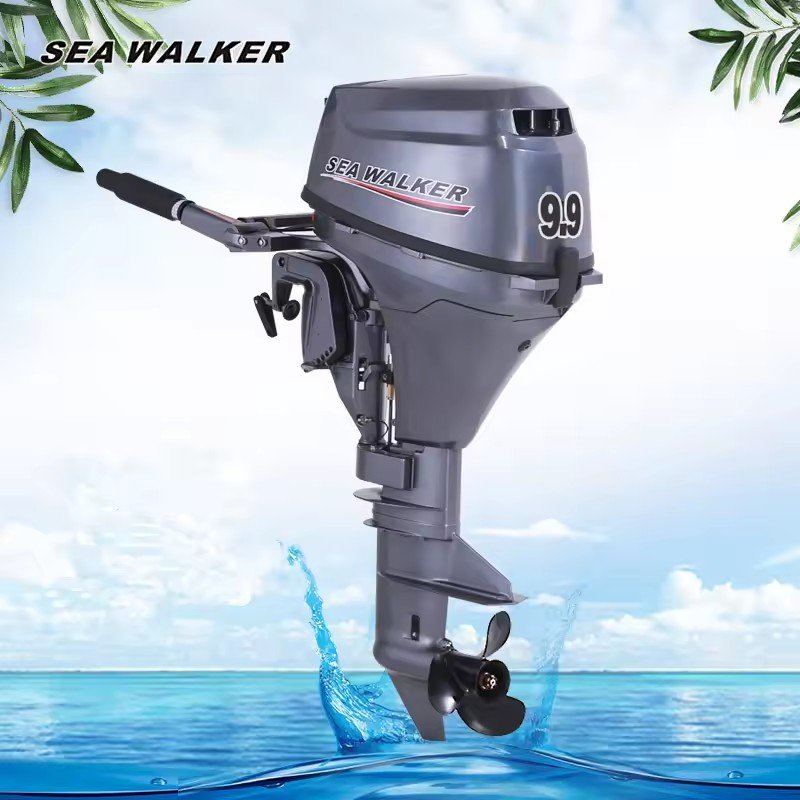 China Factory Direct 4 Stroke 9.9hp Outboard Motor Boat Engine for Fishing Boat Racing Boat
