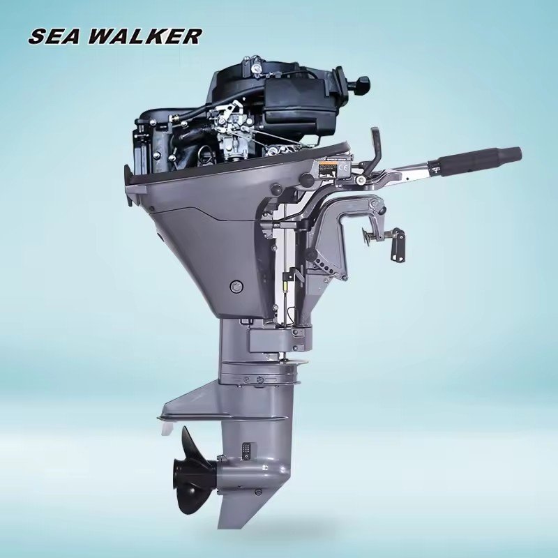 China Factory Direct 4 Stroke 9.9hp Outboard Motor Boat Engine for Fishing Boat Racing Boat