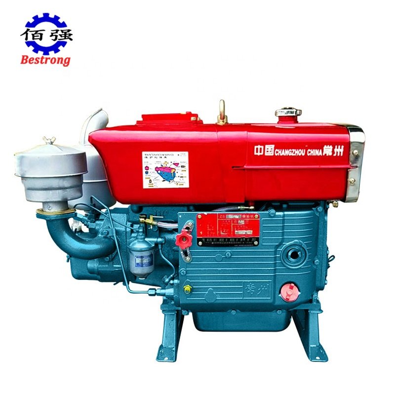 High Quality Powerful Water Cooled Four-Stroke Powerful Single Cylinder 15HP ZS1100 Direct Injection Diesel Engine