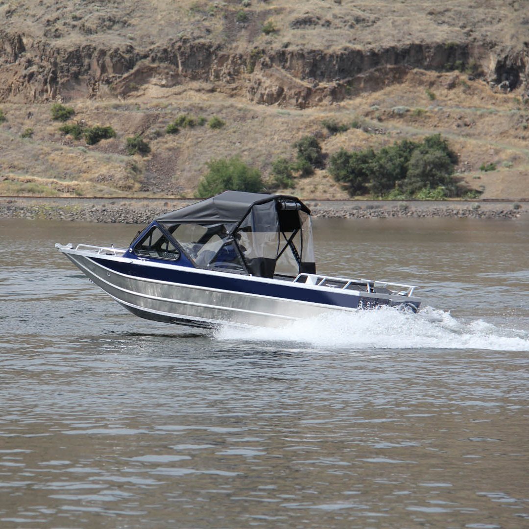 Kinlife 2025 High Speed Aluminum Sport Fishing Jet Boat With Inboard Gas Engine New Condition for Sale