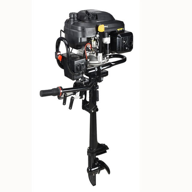 4-Stroke Air-Cooled 7.5HP 196cc Outboard Motor Electric Start for Boat Engines