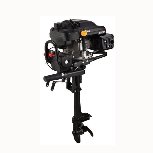 4-Stroke Air-Cooled 7.5HP 196cc Outboard Motor Electric Start for Boat Engines